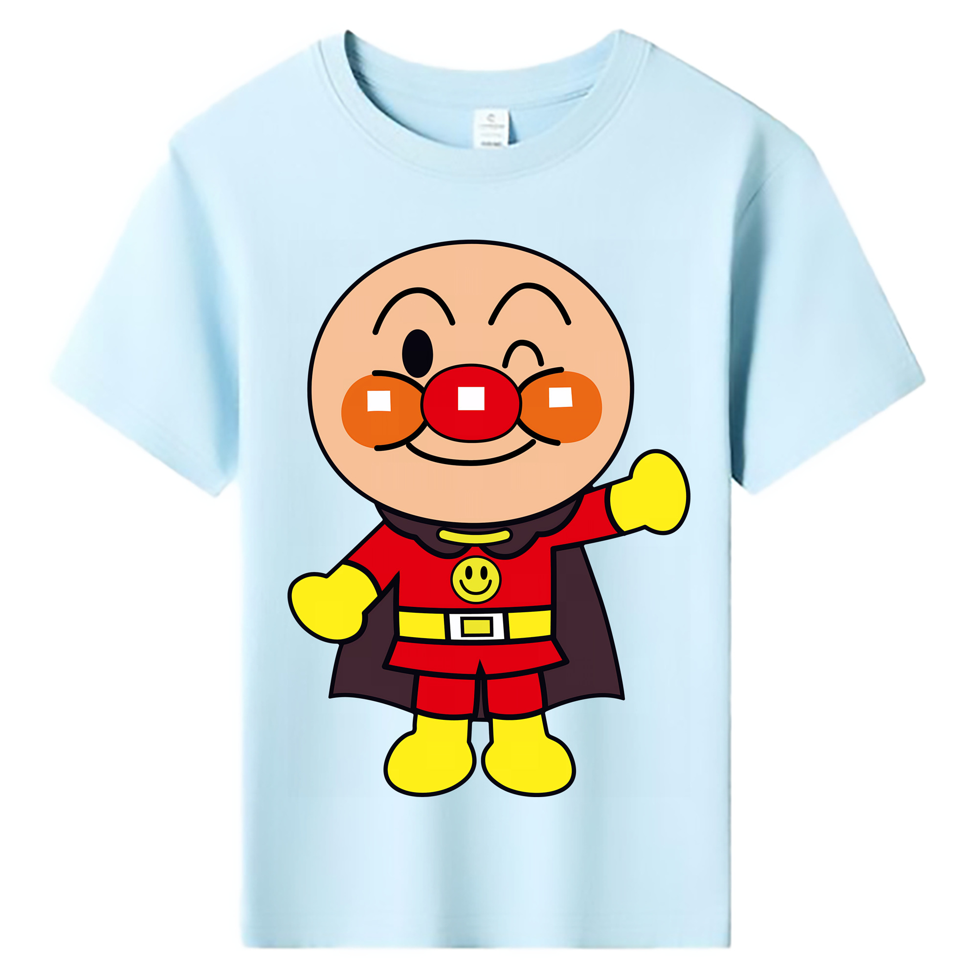 （画像用） アンパンマン Anpanman 綿100％キッズTシャツ（フロントプリント）